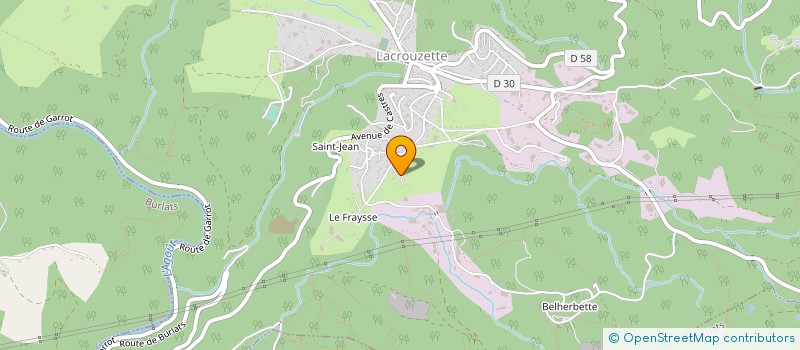 localisation de l'entreprise MADAME DELPHINE SALVETAT  LACROUZETTE