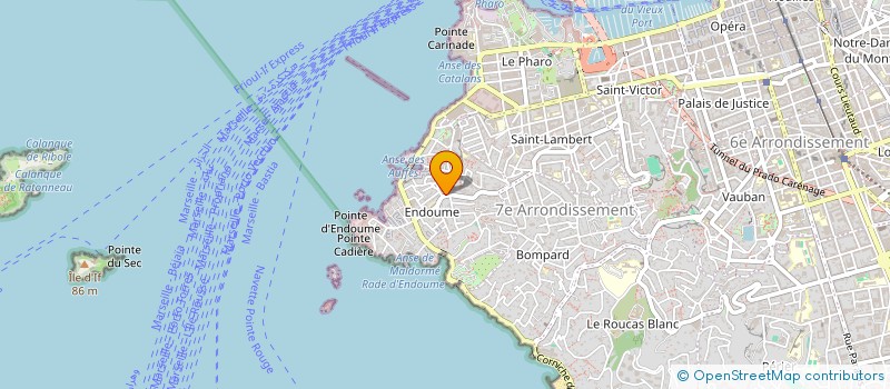 localisation de l'entreprise MADAME DELPHINE SALVI à MARSEILLE
