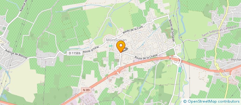 localisation de l'entreprise MADAME DELPHINE SAMOYEAU  MONTUSSAN