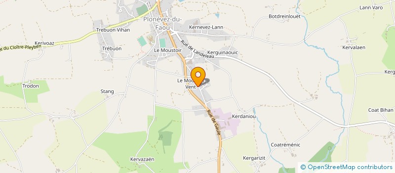 localisation de l'entreprise MADAME DELPHINE SAOUT  PLONEVEZ-DU-FAOU