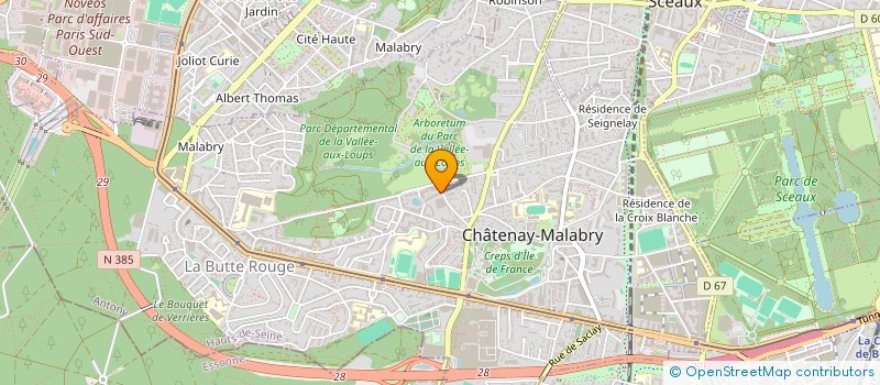 localisation de l'entreprise MADAME DELPHINE SARTIAUX à CHATENAY-MALABRY