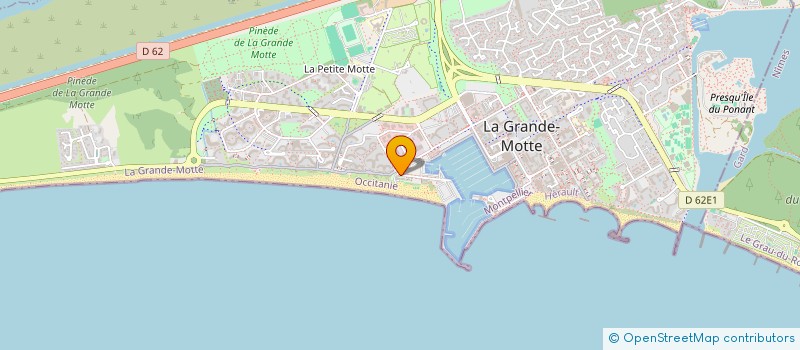 localisation de l'entreprise MADAME DELPHINE SAUVET  LA GRANDE-MOTTE
