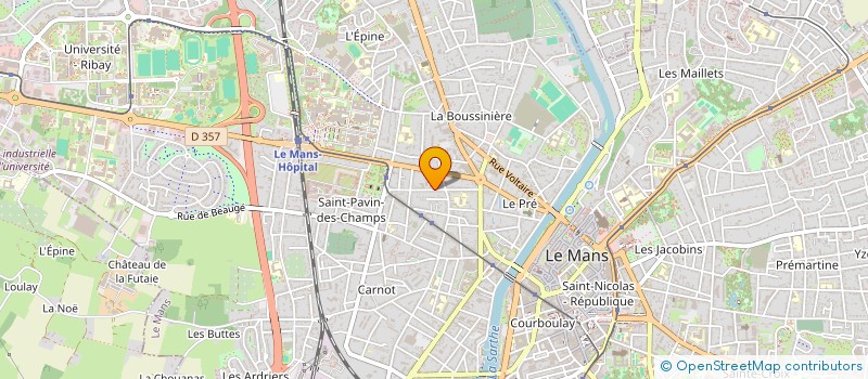 localisation de l'entreprise MADAME DELPHINE SAVIDAN à LE MANS