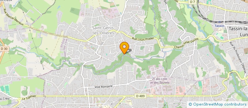 localisation de l'entreprise MADAME DELPHINE SCHNEIDER  SAINT-GENIS-LES-OLLIERES