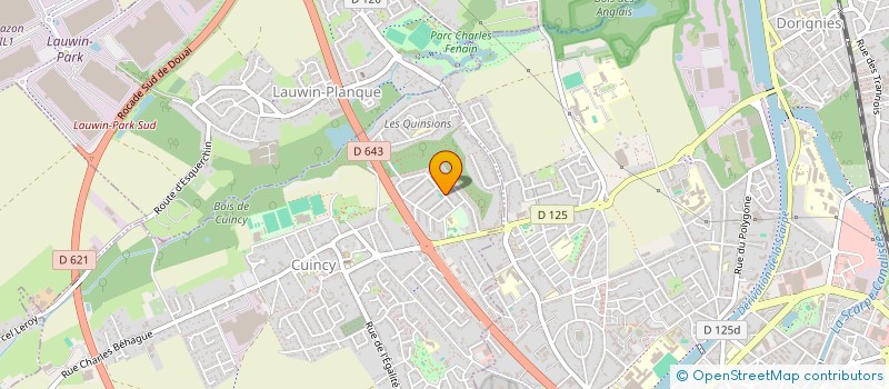 localisation de l'entreprise MADAME DELPHINE SCHRICKE  CUINCY