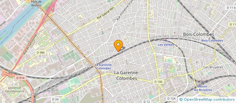 localisation de l'entreprise MADAME DELPHINE SCHROTTER  COLOMBES