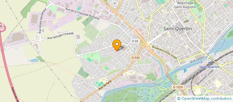 localisation de l'entreprise MADAME DELPHINE SCOUARNEC  SAINT-QUENTIN