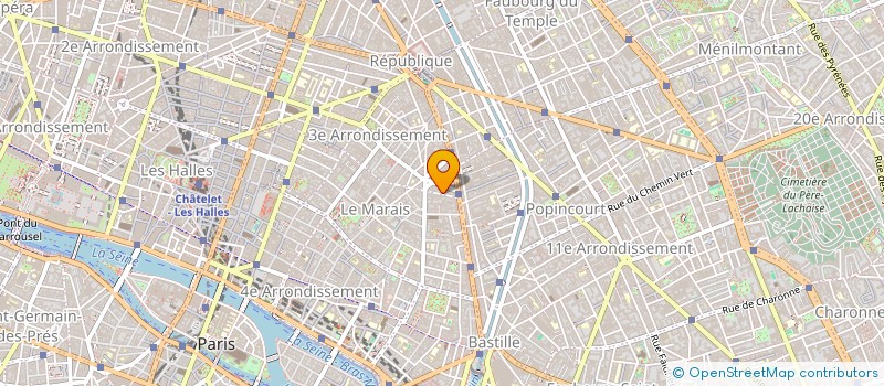 localisation de l'entreprise MADAME DELPHINE SEDEL à PARIS