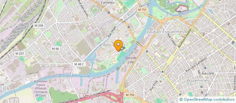 localisation de l'entreprise MADAME DELPHINE SEGAL à LILLE