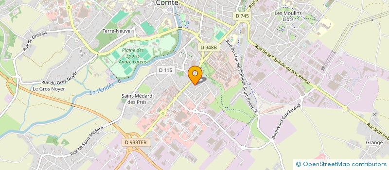 localisation de l'entreprise MADAME DELPHINE SEGUIN  FONTENAY-LE-COMTE