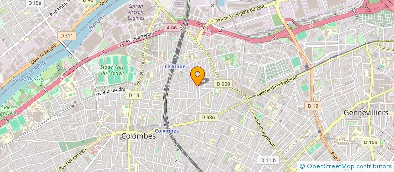 localisation de l'entreprise MADAME DELPHINE SEIGNOLLE à COLOMBES