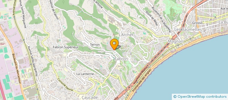 localisation de l'entreprise MADAME DELPHINE SEJOURNE à NICE