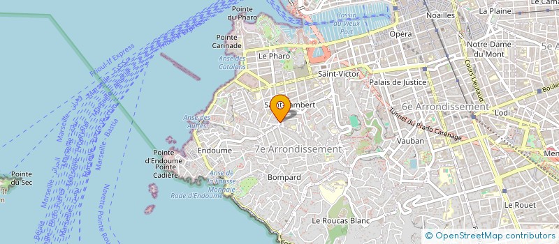 localisation de l'entreprise MADAME DELPHINE SENES à MARSEILLE