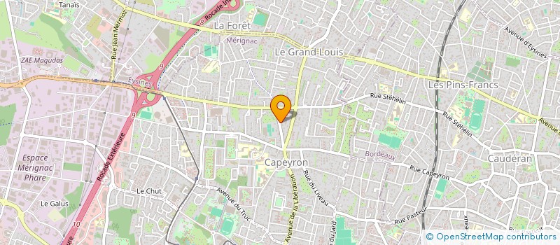 localisation de l'entreprise MADAME DELPHINE SENESSE  MERIGNAC