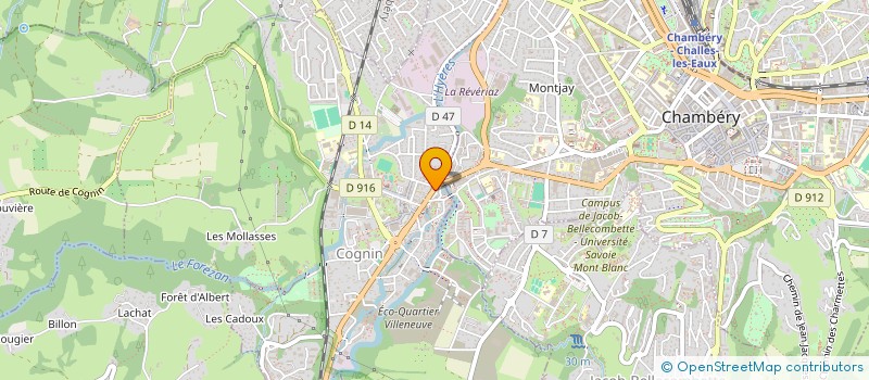 localisation de l'entreprise MADAME DELPHINE SERENO à COGNIN