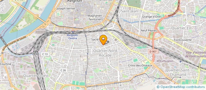 localisation de l'entreprise MADAME DELPHINE SERRA  AVIGNON