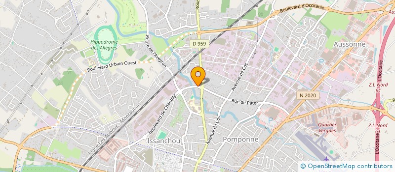 localisation de l'entreprise MADAME DELPHINE SERVEILLE  MONTAUBAN