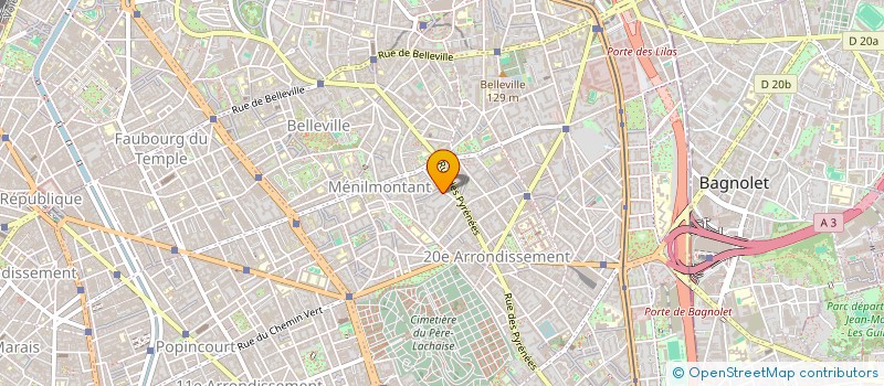 localisation de l'entreprise MADAME DELPHINE SICARD  PARIS