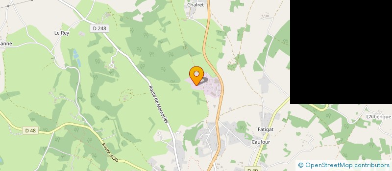 localisation de l'entreprise MADAME DELPHINE SILVESTRE  SAINTE-CROIX