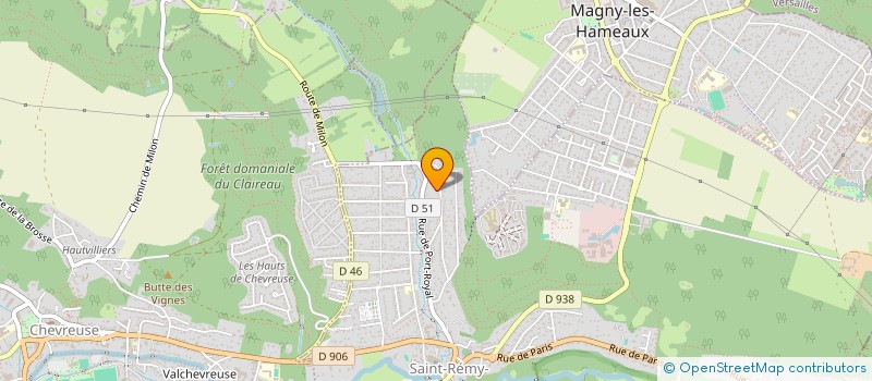 localisation de l'entreprise MADAME DELPHINE SIMONNEAU  SAINT-REMY-LES-CHEVREUSE