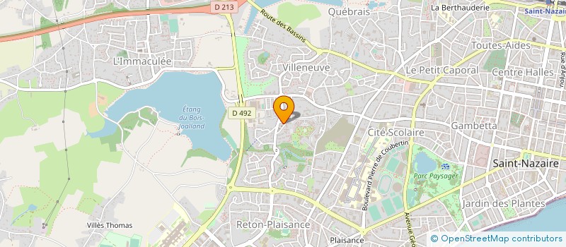 localisation de l'entreprise MADAME DELPHINE SINSOILLIER à SAINT-NAZAIRE
