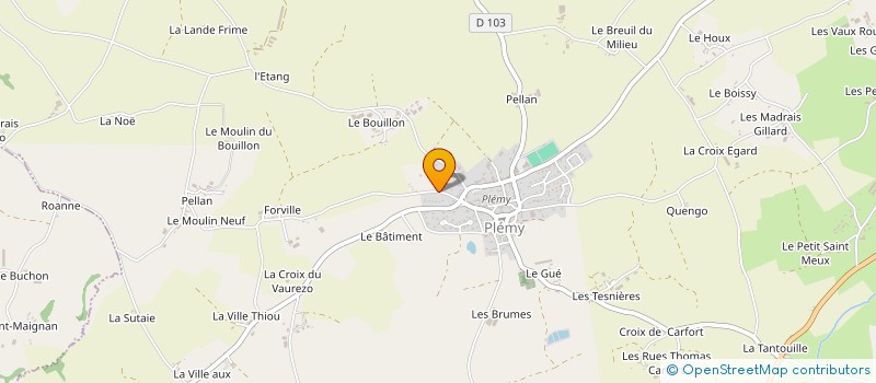 localisation de l'entreprise MADAME DELPHINE SINTEFF  PLEMY