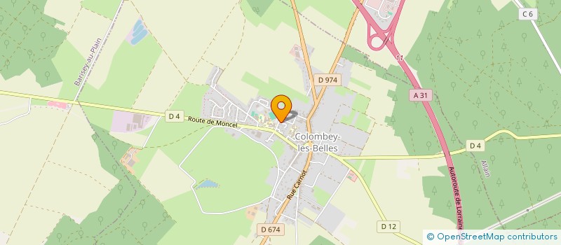 localisation de l'entreprise MADAME DELPHINE SOKONE SAM  COLOMBEY-LES-BELLES