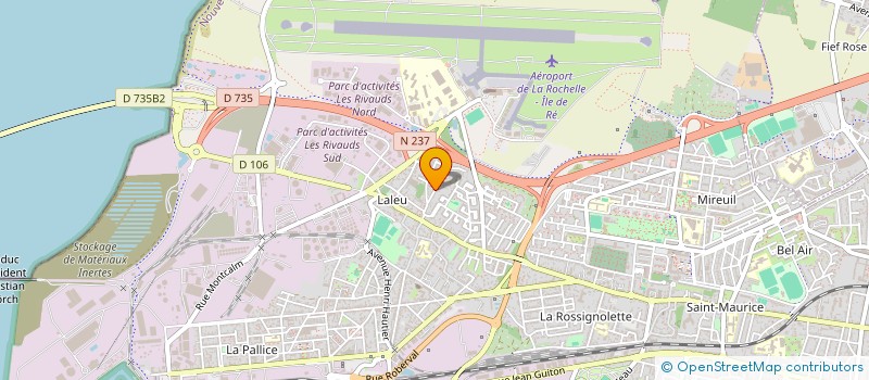 localisation de l'entreprise MADAME DELPHINE SOUFFRE LAJUS  LA ROCHELLE