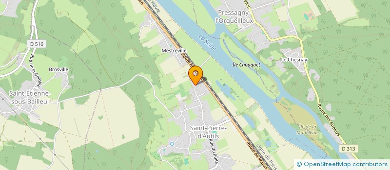 localisation de l'entreprise MADAME DELPHINE SOUILLIER  LA CHAPELLE-LONGUEVILLE