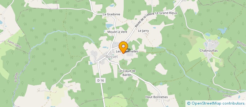 localisation de l'entreprise MADAME DELPHINE SOULARD  BOSSET