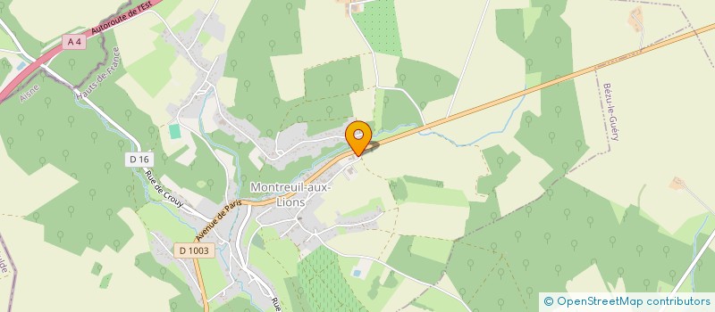 localisation de l'entreprise MADAME DELPHINE STARON  MONTREUIL-AUX-LIONS