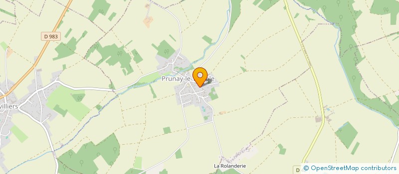 localisation de l'entreprise MADAME DELPHINE STEPIEN  PRUNAY-LE-TEMPLE