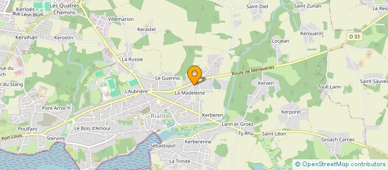 localisation de l'entreprise MADAME DELPHINE STRAUCH  RIANTEC