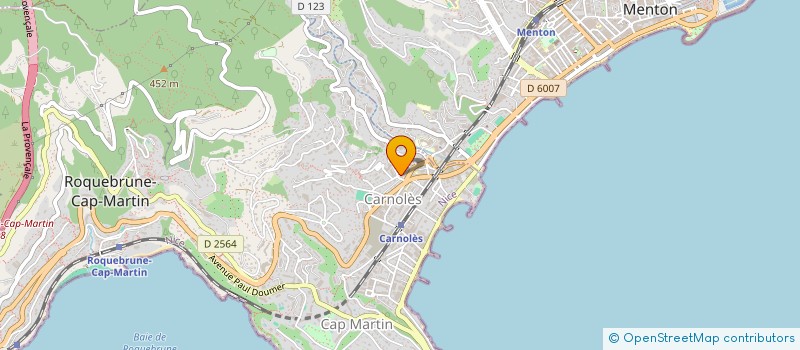 localisation de l'entreprise MADAME DELPHINE SZTERMER à ROQUEBRUNE-CAP-MARTIN