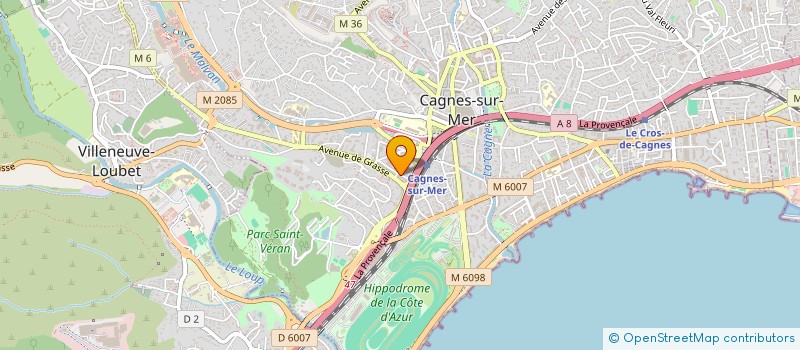 localisation de l'entreprise MADAME DELPHINE TABAKA  CAGNES-SUR-MER