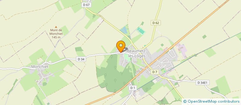 localisation de l'entreprise MADAME DELPHINE TABARY  BEAUMETZ-LES-LOGES