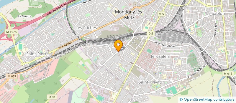 localisation de l'entreprise MADAME DELPHINE TALFUMIER  MONTIGNY-LES-METZ