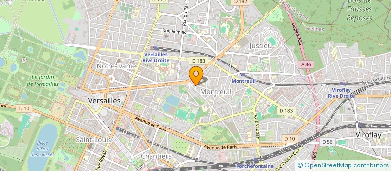localisation de l'entreprise MADAME DELPHINE TAVERNIER à VERSAILLES