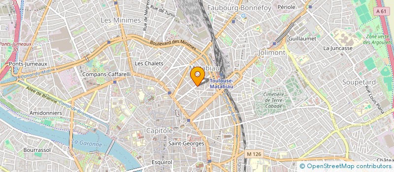 localisation de l'entreprise MADAME DELPHINE TELLIER  TOULOUSE