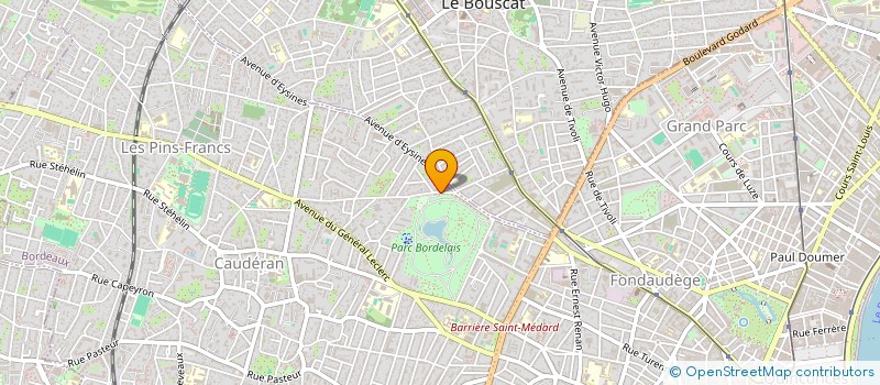 localisation de l'entreprise MADAME DELPHINE TEMPLIER  BORDEAUX