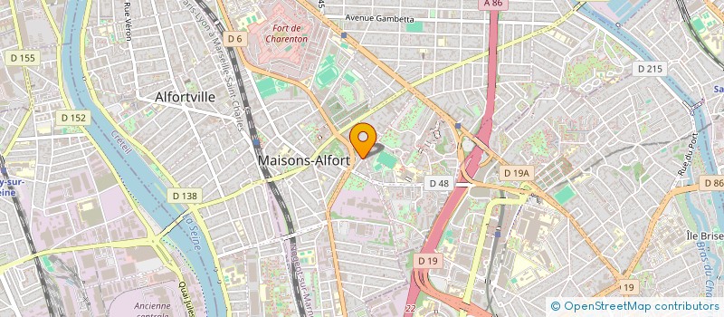 localisation de l'entreprise MADAME DELPHINE TERRONI  MAISONS-ALFORT