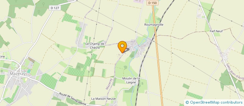 localisation de l'entreprise MADAME DELPHINE TESSON  MAZERAY