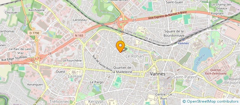 localisation de l'entreprise MADAME DELPHINE THENAISY à VANNES