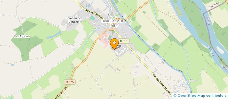 localisation de l'entreprise MADAME DELPHINE THEUREAU à BEAULIEU-SUR-LOIRE