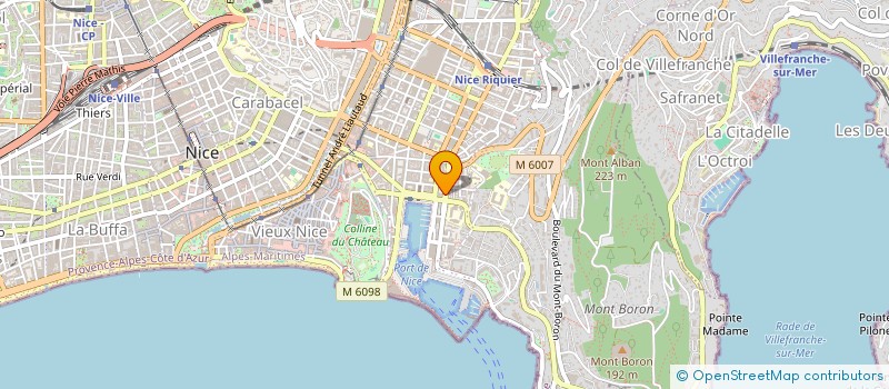 localisation de l'entreprise MADAME DELPHINE THIBAUT à NICE