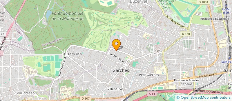 localisation de l'entreprise MADAME DELPHINE THOMAS à GARCHES