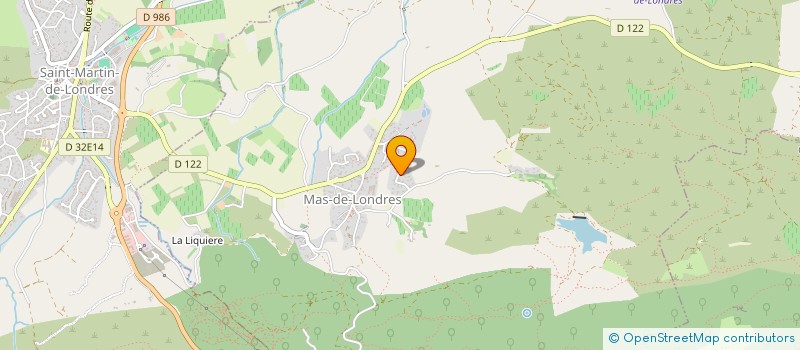 localisation de l'entreprise MADAME DELPHINE THOUVENIN  MAS-DE-LONDRES