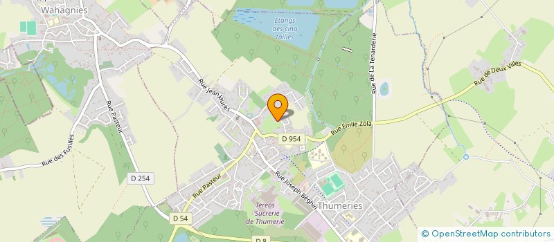 localisation de l'entreprise MADAME DELPHINE TIERS  THUMERIES