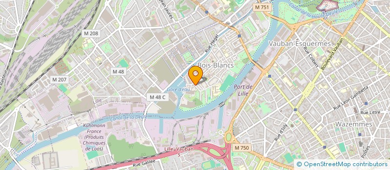 localisation de l'entreprise MADAME DELPHINE TINTIGNIES à LILLE
