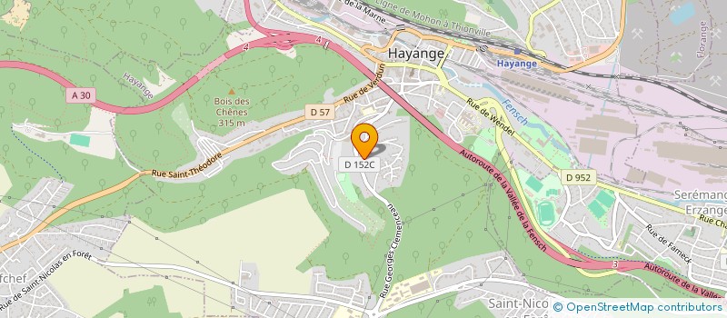 localisation de l'entreprise MADAME DELPHINE TODESCO  HAYANGE